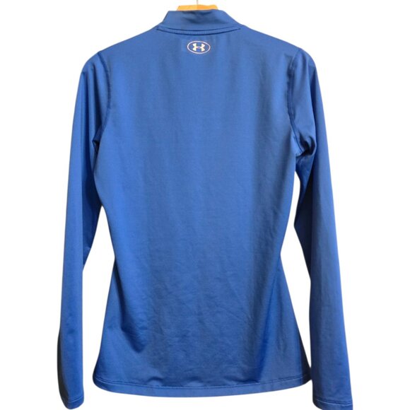 NWOT Women's Blue UNDER ARMOUR Coldgear Mock Baselayersz M - Picture 3 of 5